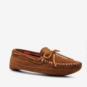 MINNETONKA Brown Suede Moccasin Loafers